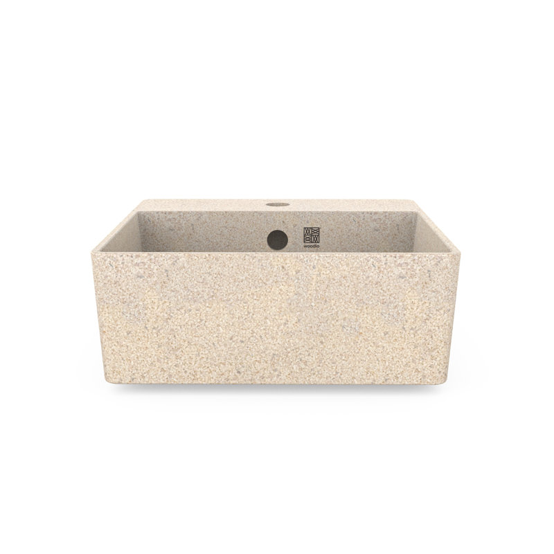 Cube40 15.75'' L Bathroom Sink, Polar