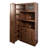 Expandable Farmhouse Kitchen Cabinet with Multi-Tier Pull-Out Storage Shelf System