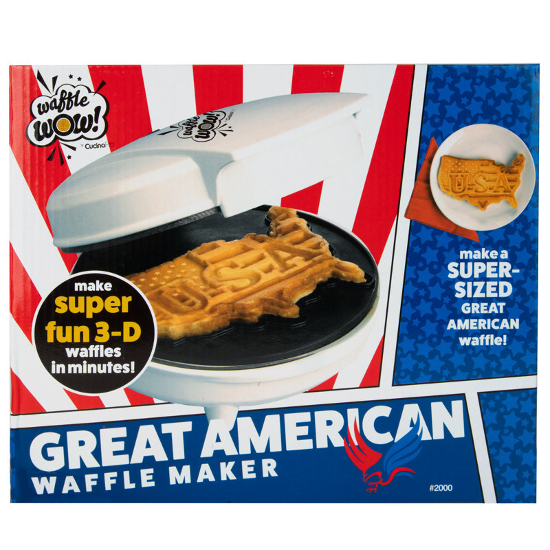 CucinaPro 7.5'' Non Stick Waffle Maker