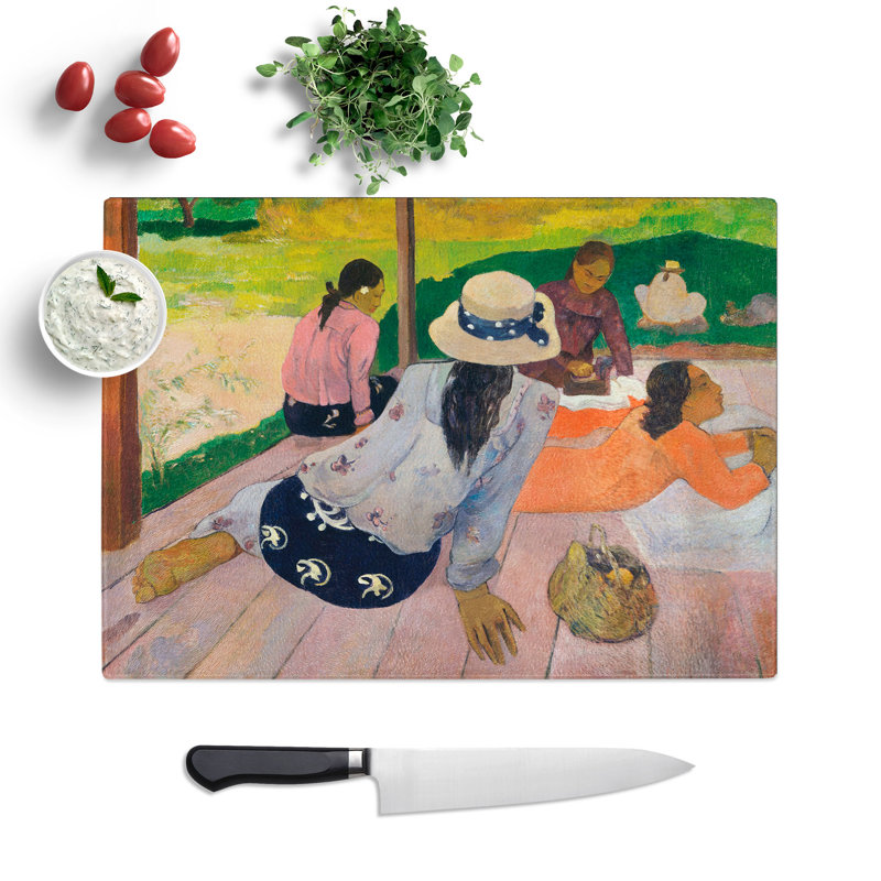 The Siesta by Paul Gauguin Chopping Board, 0.4cm H x 28.5cm W x 39cm L