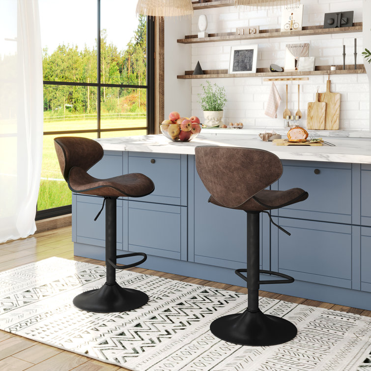 Verville Swivel Adjustable Height Stool