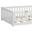 Floor Bed With Safety Guardrails And Door-949571130