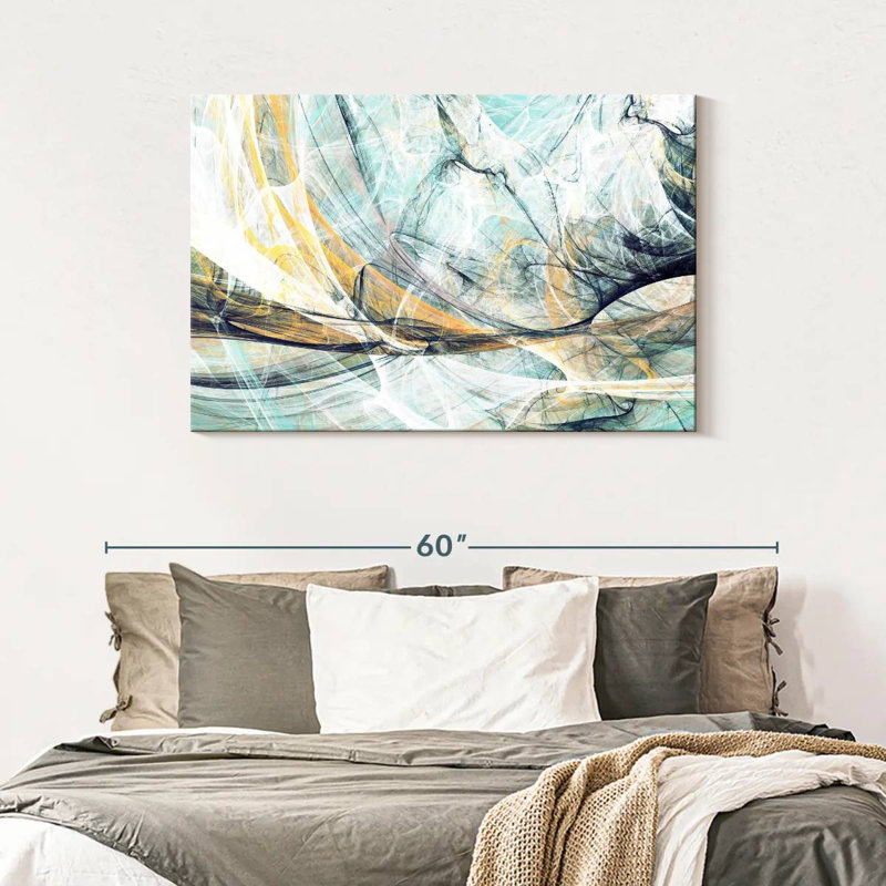 Avery Wispy Dynamic Abstract, 30" H x 45" W