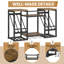 Wine Bottle Rack Brown