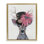 Art mural sur toile, "Deer with Vintage Hat" par Kamdon Kreations