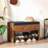 4 Pair Upholstered Shoe Storage Bench-116304488