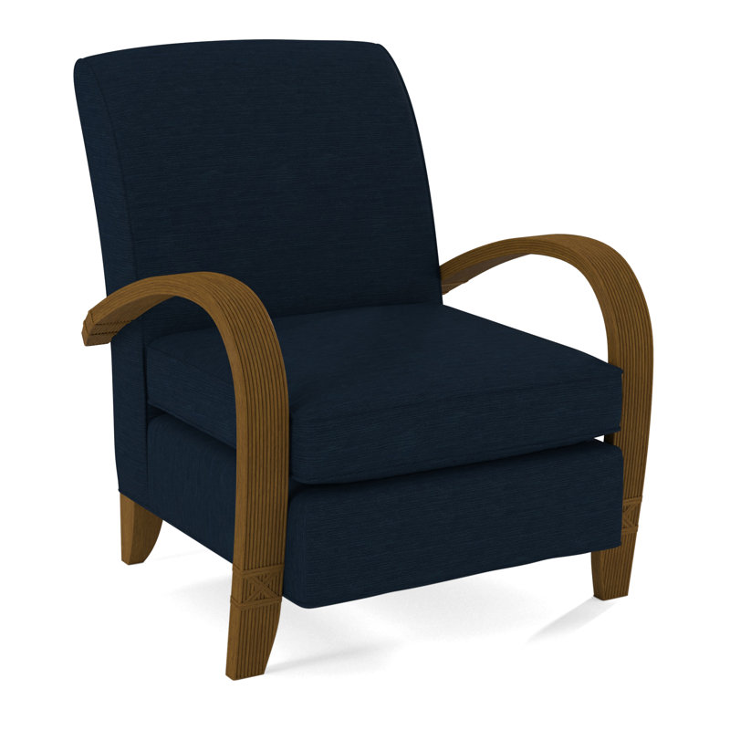 Vero Armchair, Havana, Beige Performance Fabric; 0851-73