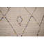 Tapis oriental marocain à motif de treillis 6 x 9
