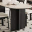 Petit ensemble de tables rectangulaires noires-111619990
