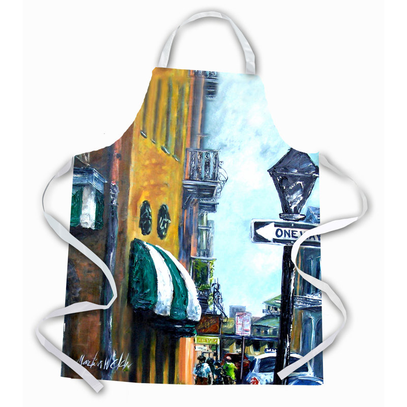 No Pattern Bib Apron