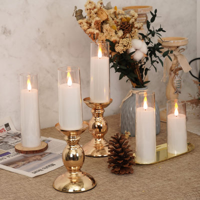 Unscented Flameless Pillar Candle