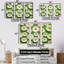 «Fields of White Daisy Florescence Dreams - Daisies», ensemble de reproduction d'art mural-107753548-107753559