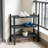 Stackable Bamboo Shoe Rack Organizer With Grid Panel, Multifunctional Free Standing Storage Shelf For Closet, Hallway, Entryway, And Small Spaces