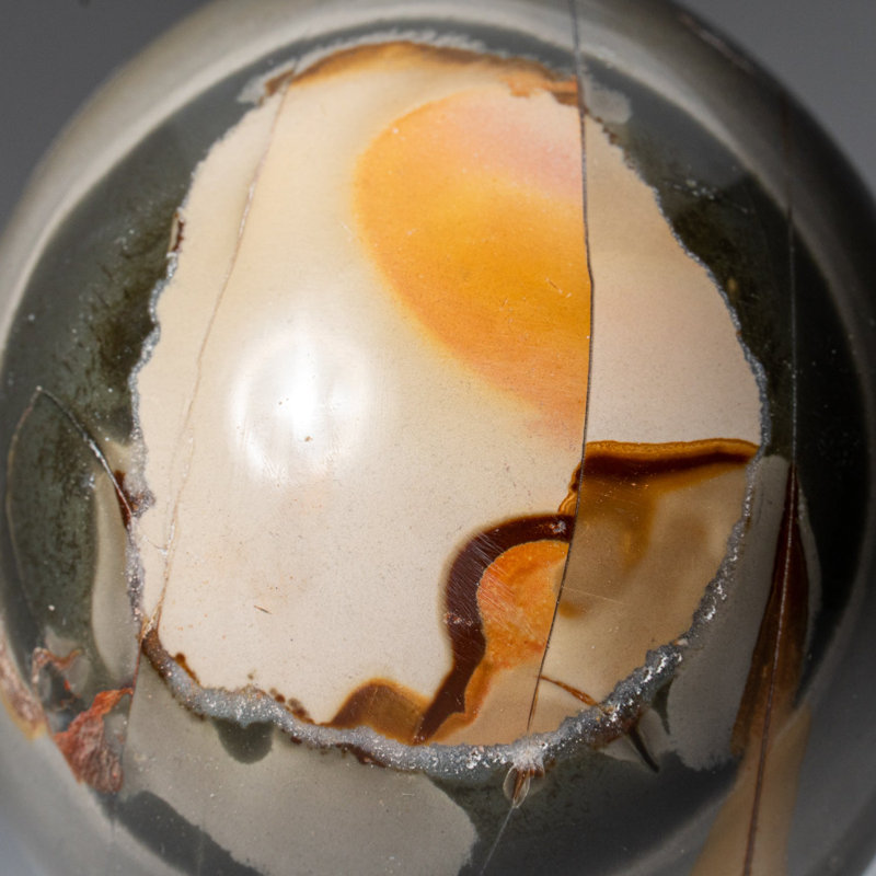 Genuine Polished Polychrome Jasper Egg from Madagascar (1.19 Lbs)