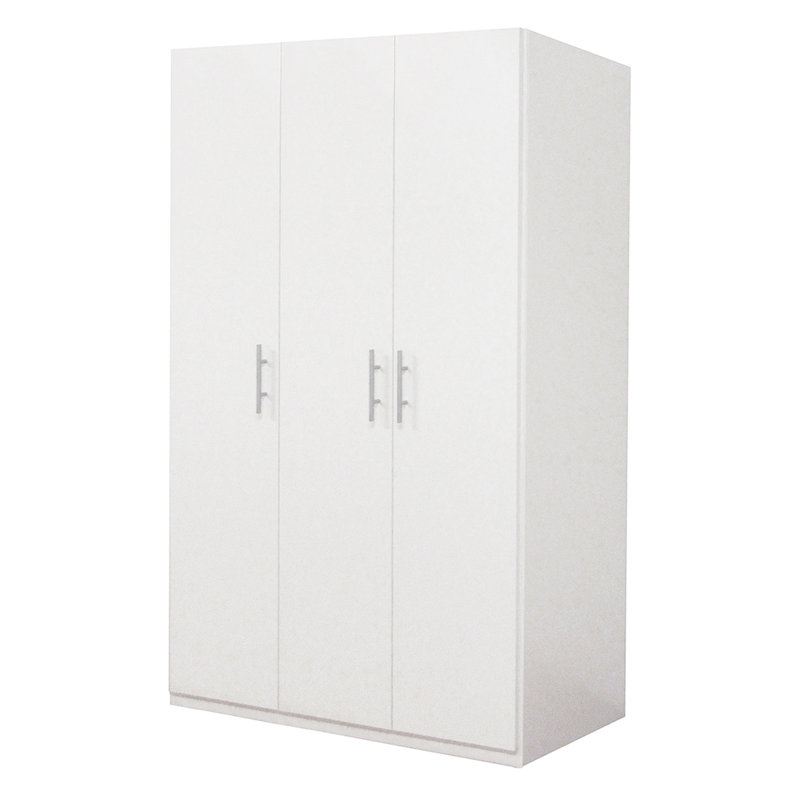 Cassiah 3 Door Manufactured Wood Wardrobe