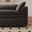 Housse en chenille avec fermeture à glissière, housse résistante aux taches et à la machine pour canapé à accoudoirs carrés-79305501