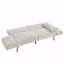 Futon canapé-lit avec accoudoirs réglables, réglable-664409888
