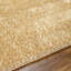 Yellow Modern Shaggy Rug, Plain Easy to Clean Rug For Living Room, Dining Room, Bedroom, Kitchen-1094071778