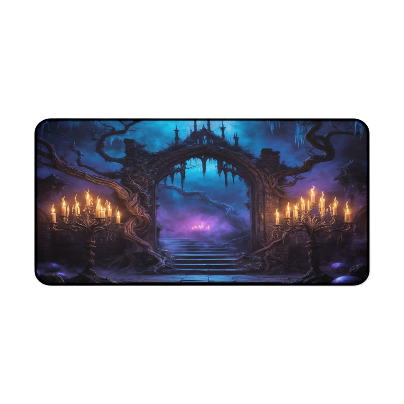 Polyester Desk Pad, 14.4x12.1