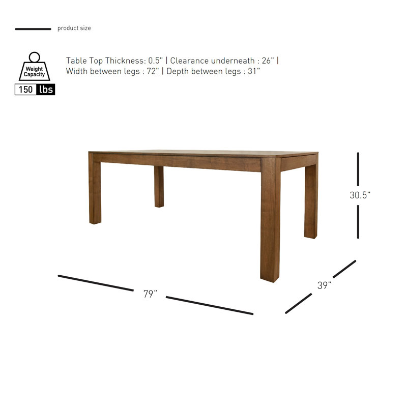 Covine Dining Table Set With Upholstered Abaca Back Dining Chairs