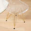 Chaise d'appoint Stoneham en transparent