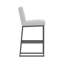 Mason Upholstered Stool with Metal Frame-1661865352