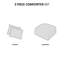 3 pièces d'édredon pour lit double / grand lit double avec imprimé en coton, rembourrage, literie élégante avec taies décoratives en coton imprimé, 2 attrayantes pour une chambre-126501734-126501735