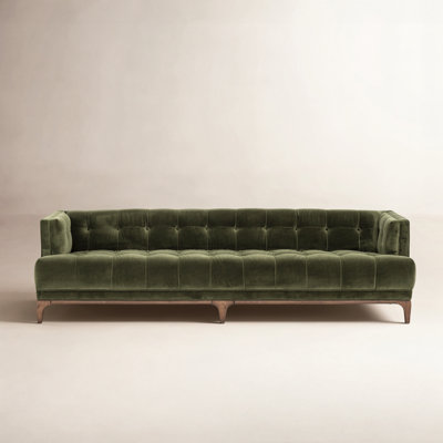 Bari 91'' Tufted Tuxedo Sofa