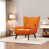 Similicuir orange