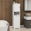 Armoire à linge avec porte inclinable - Panneau de fibres à densité moyenne blanc cassé | Minimaliste | Salle de lavage