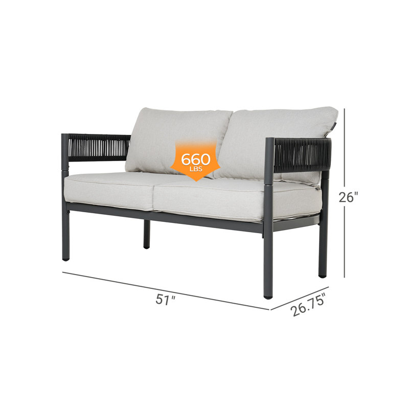  Alexandria Outdoor Loveseat