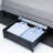 Set of 2 Under Bed Storage Box with Wheels 2Pack Storage Containers with Clear Lids