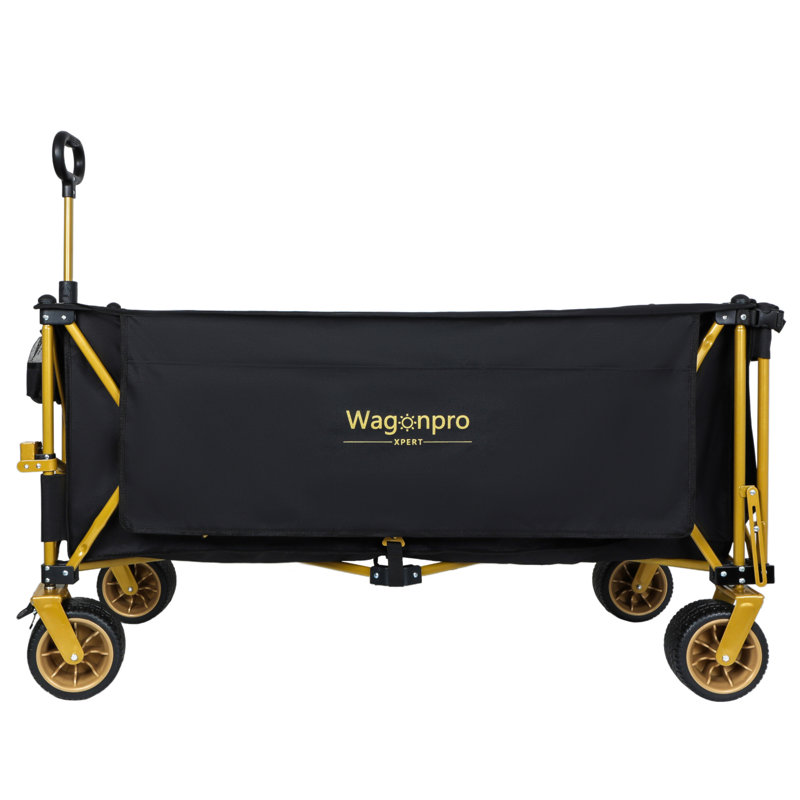 Très grands wagons de plage très longs 67-1 / 2In très robustes avec hayon ouvert et roues tout-terrain, capacité de 480 lb, cadre ultra-stable breveté, aucun assemblage requis
