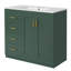 Meuble-lavabo 36 po avec lavabo en céramique-711483270