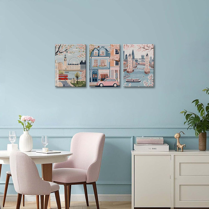 3 Piece Wrapped Canvas Print