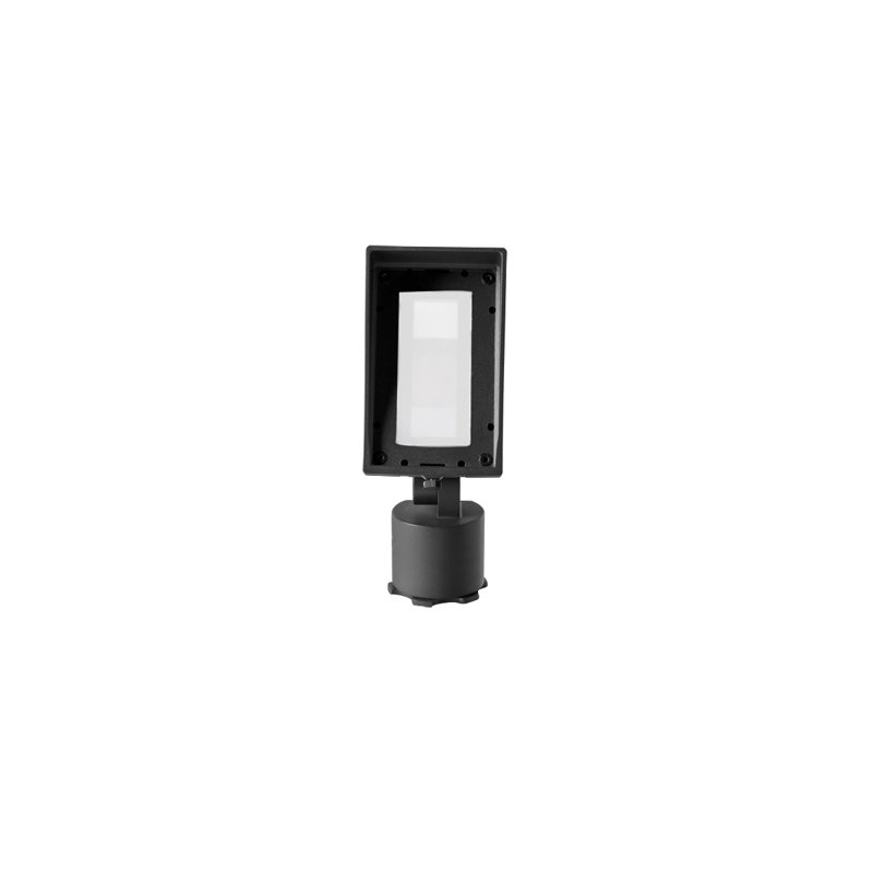 Projecteur à DEL intégré en métal, Noir, 2700 K