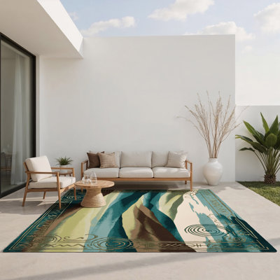 Tapis intérieur et extérieur Ethereal Streams