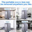 Tente à vapeur portable grise Mini Plus - Spa personnel avec générateur, télécommande. Installation sans effort. Chauffage. & Ul. Isolation supérieure. Surface imperméable. Sortie 360 °. Plusieurs réglages de vitesse. Améliorez votre corps
