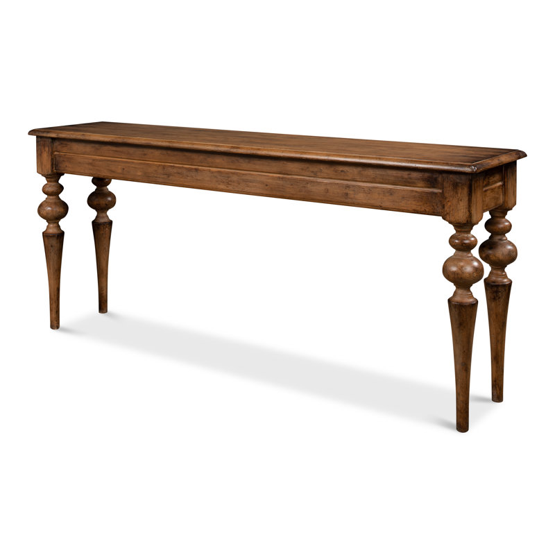 Hudson 73'' W Solid Wood Console Table, Brown