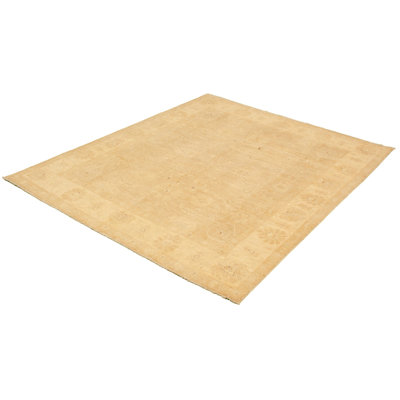Ilan One-of-a-Kind 8'1" X 9'8" 2010s Wool Area Rug in Beige