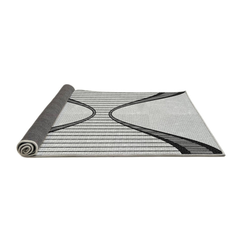 Tapis gris Hahira, Rond 5 pi