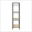 4 Tier Bookshelf With Metal Steel Tube