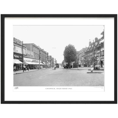 Chiswick, High Road 1961 by Francis Frith - Single Picture Frame Print