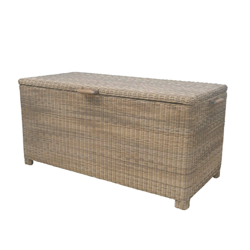 Kingsley Bate Sag Harbor 60'' W Water Resistant Wicker Deck Box, Willow