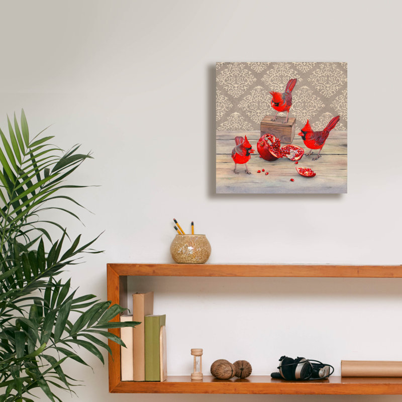  «Seeing Red» par Marvindale, art mural sur toile, 12 po x 12 po, H 12 po x l 12 po