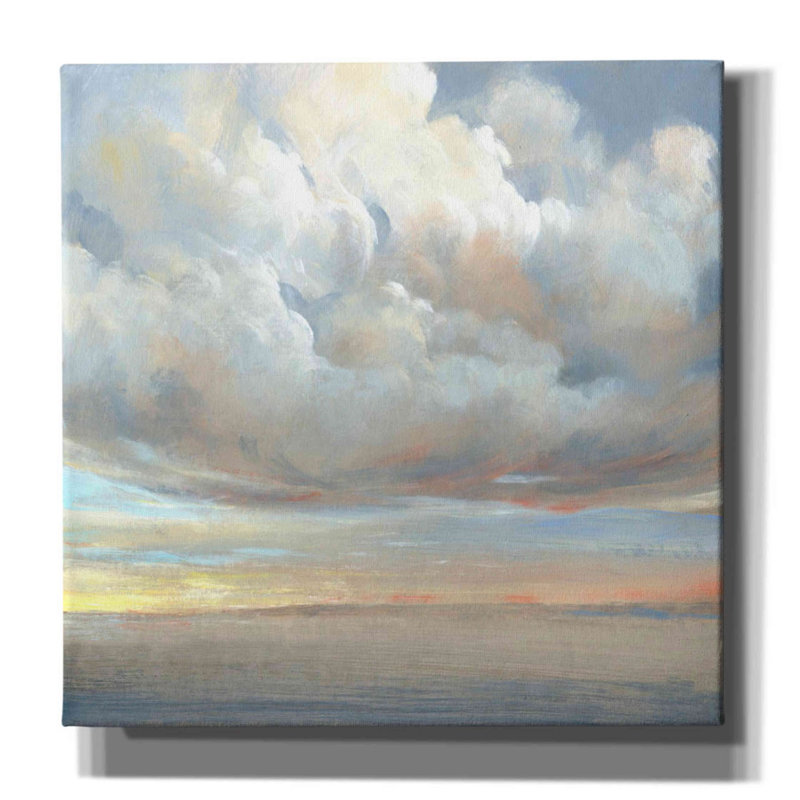 «Passing Storm I» par Tim O'toole, art mural sur toile, H 12 po x l 12 po x P 0,75 po