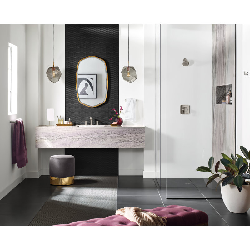Porte-papier hygiénique mural Moen Genta LX, Nickel brossé