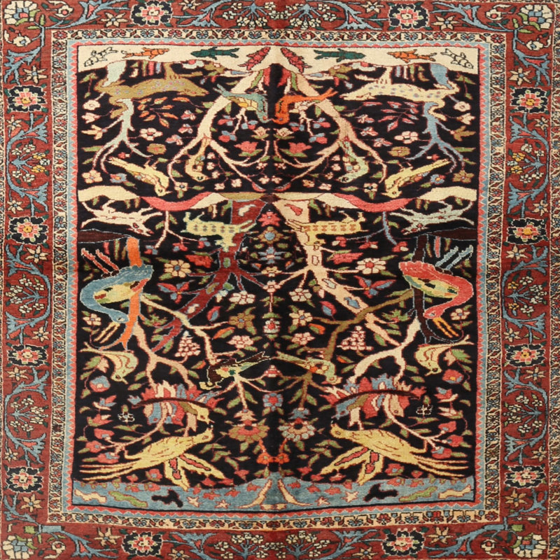 Vas Performance Oriental Indoor Rug, Square 3'
