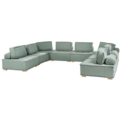 Modular U-Shape Sofa 8 Seater TIBRO Fabric