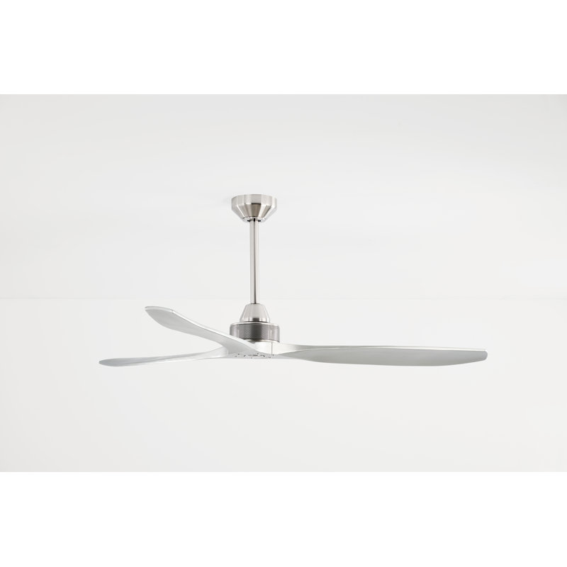 Hexanova Smart Ceiling Fan, 52", Brushed Steel